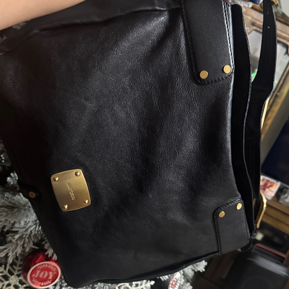 Jimmy Choo Black Leather hobo bag with COA - Picture 10 of 17
